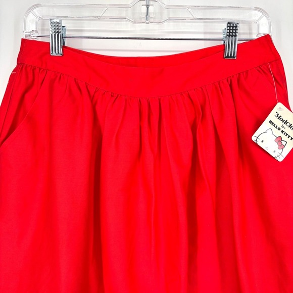 NWT ModCloth X Hello Kitty Skirt Sz 8 Red Pink Candy Hearts Valentine's Day - Picture 4 of 12